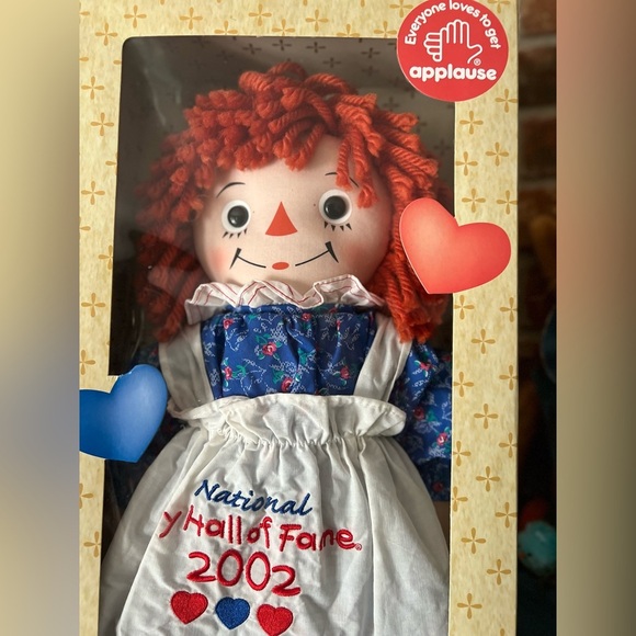 Raggedy Ann National Toy Hall of Fame 2002
Johnny Gruelle Applause doll 18" - Picture 3 of 5